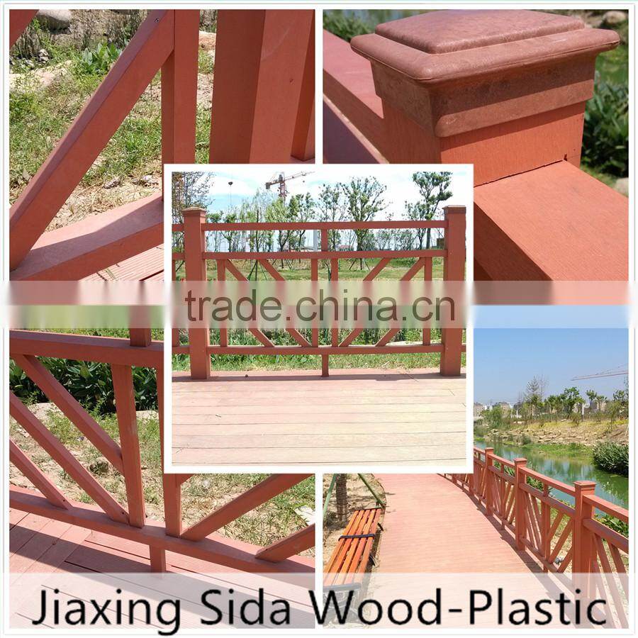Fire-resistant water proof Forest wood plastic composite wood fencing