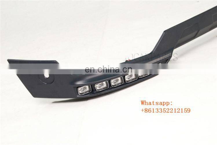 G CLASS W463 B style front lip with B led lights fit for G wagon W463 G63 G65 front bumper for autoparts