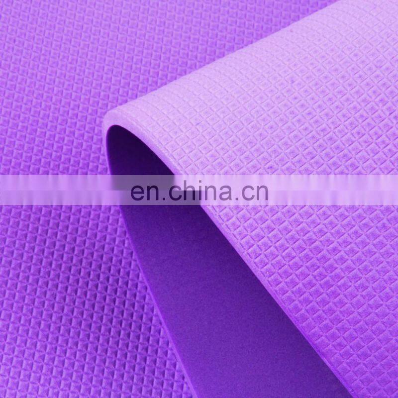 1pcs Hot Worldwide 6mm 68x24x0.24inch Thick Non-Slip Yoga Mat Exercise Fitness Lose Weight