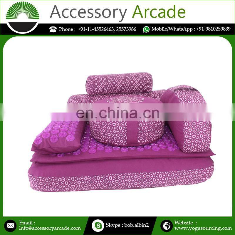 Top Quality Meditation Solid Color Yoga Cushion Meditation Set Buy at Lowest Price
