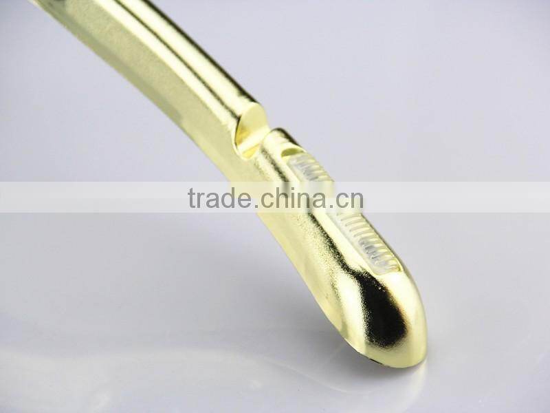 IMY-353 golden shiny dress hanger deluxe electroplating hanger