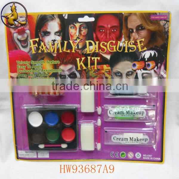 Colorful Face Paint for Halloween Family Disguise Kit
