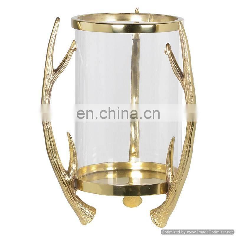 nickle hurricane candle holder