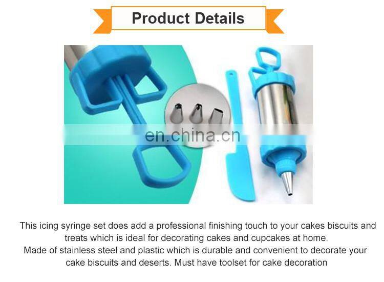 Cake Tool Sugar Cookie Decorating Press Syringe Supplies Kit, Dessert Decorator Nozzles Cake Icing Piping Tips cake Tools