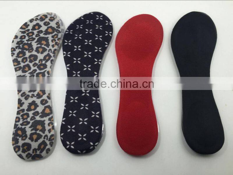 Hot sale 3/4 foot insole pads high heel shoe pads TPR insole pads