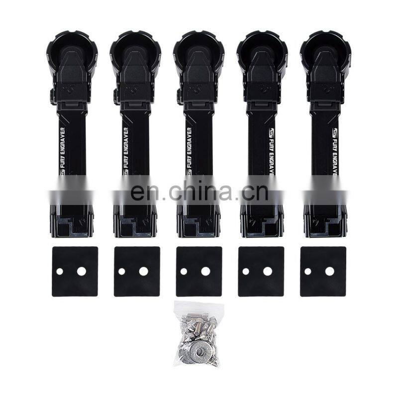 Off road 5 PCS Aluminium Handle for Jeep wrangler JK (4 Doors) 07+ Door handle for Jeep auto parts