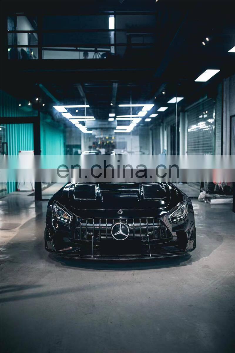 Runde Black Series For Mercedes-Benz Amg GT GTS GTR Upgrade BS Style FRP+Carbon Body Kit Front Rear Bumper Spoiler Fender Hood