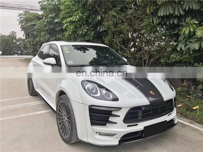 Runde PD Style For Porsche Macan Upgrade Prior Design Wide Body Kit Front Bumper Side Skirts Rear Bumper Wheel Eyebrow