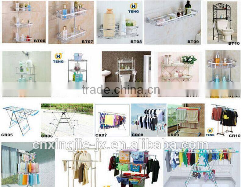 Plastic And Metal Hanging Clothes Drying Rack