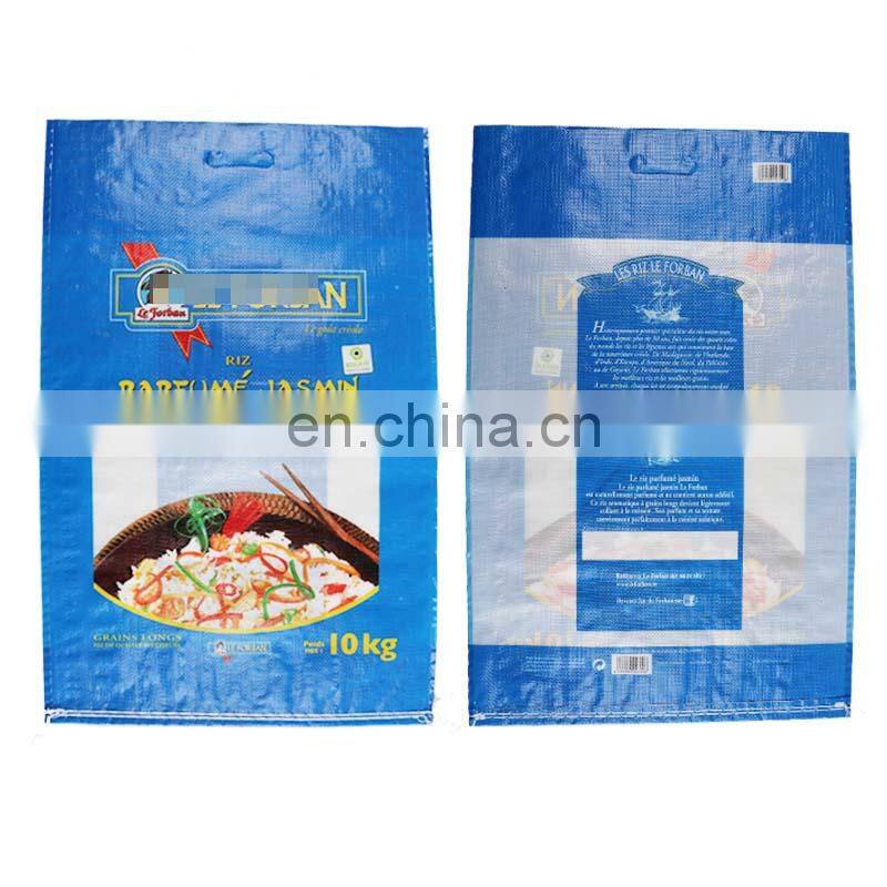 Factory Produce New Empty Standard PP Woven Fertilizer Printed Plastic Packing Sack 25KG 50kg 100KG Rice Bag