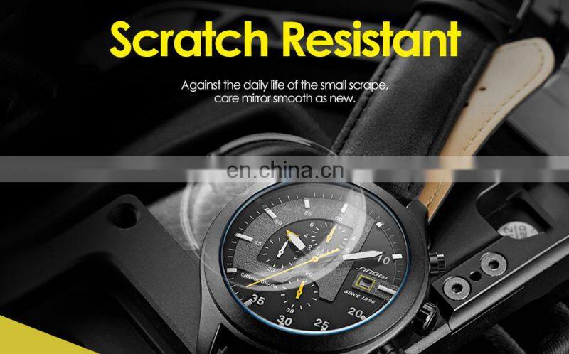 SINOBI Boys Watches Digital S9826G Small Three Dial Chronograph Watches Hand Clock Boys Date Window Business Handwatch