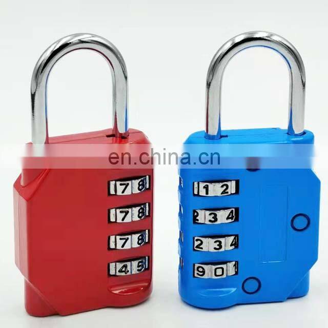 Wholesale Keyless Gym Sport Locker Resettable 4 Digit Password Combination Padlocks