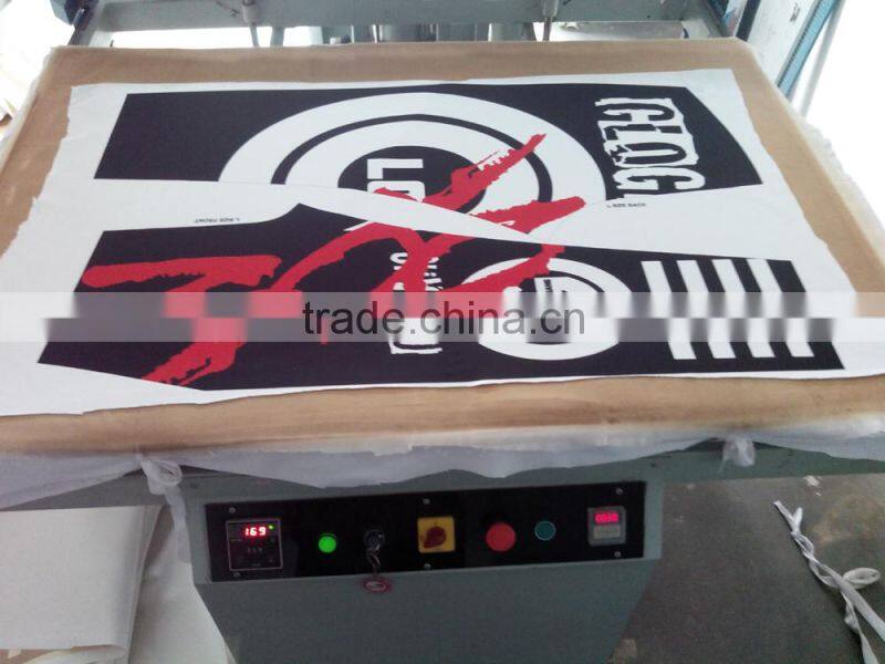 New style sublimation sweatshirts with side golden zipper with leather sleeves