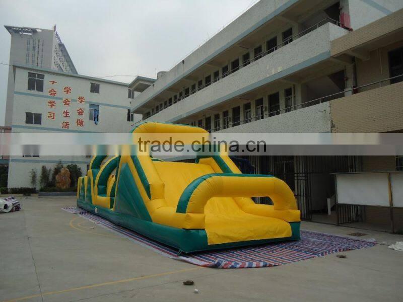 2015 new high quality factory supply inflatable jumping bouncer castle with slide for kids playing