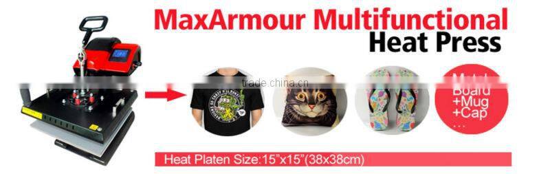 8in1 Digital Heat Press Machine Transfer Sublimation T-Shirt Mug Hat Cap