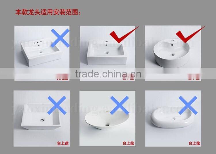 High quality factory sale hydrolic led color changing bathroom faucet