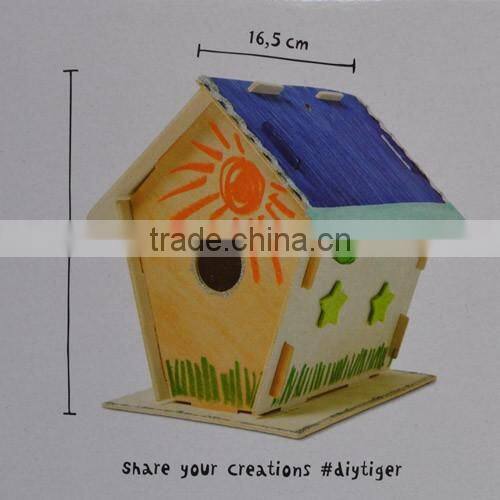 Kids Paint toy a Birdhouse Kit/ Wooden Bird house Kit