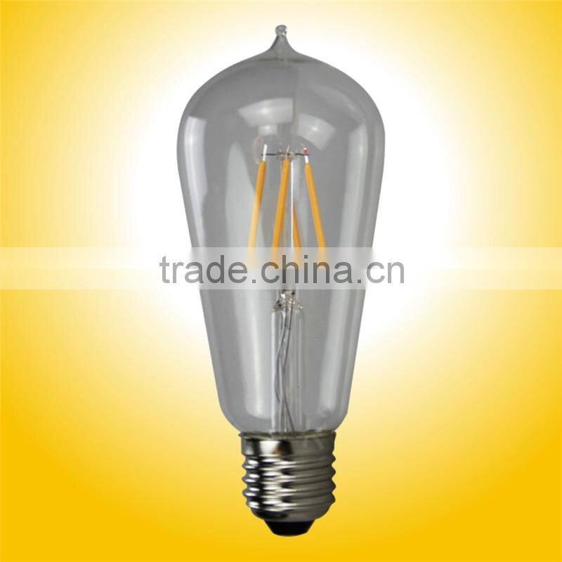 Vintage Retro LED Energy Saving Edison Bulb E27 Socket ST58 2/4/6W Screw Light