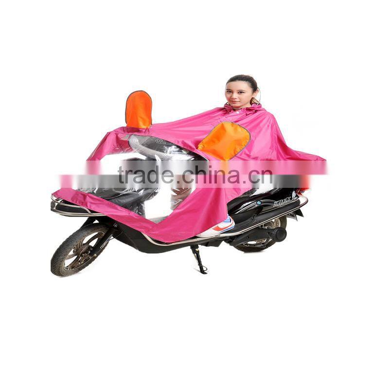 Factory direct sale oxford cycling fashion pvc rainwear