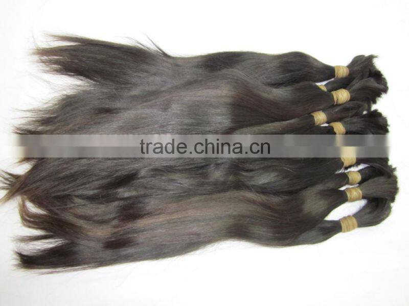 100%brazilian cheap virgin human virgin hair bulk