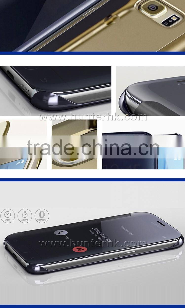 Clear hard Cover Wallet Case For Samsung S6