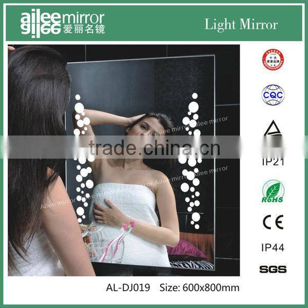 fogless shaving mirror lighted home wall mirror led mirror