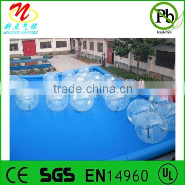 Inflatable hexagon water pools