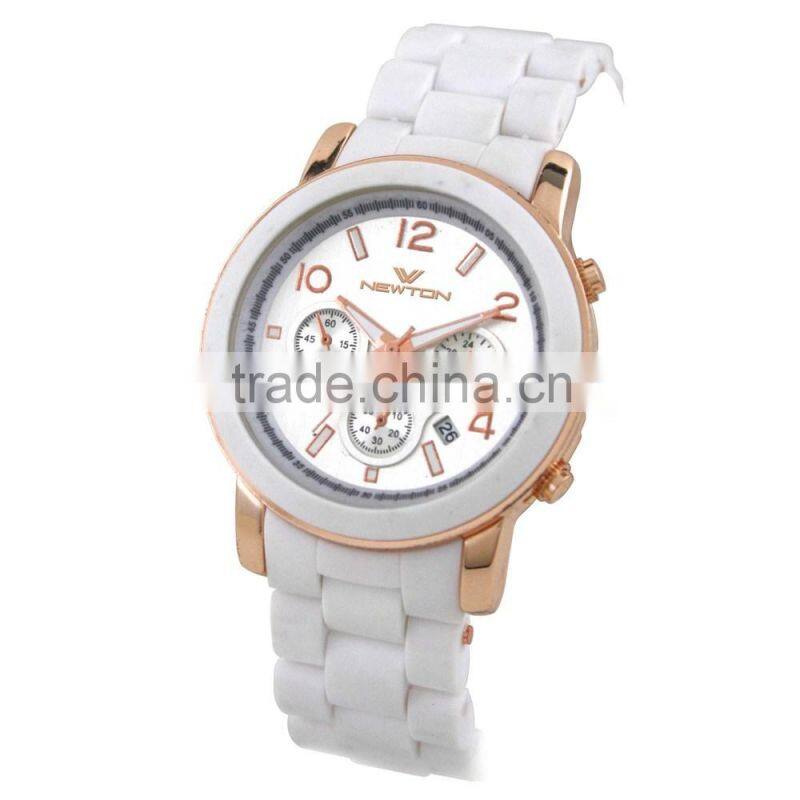 FT1305_WH - White Colorful 3 hands with ABS band quartz watch and price