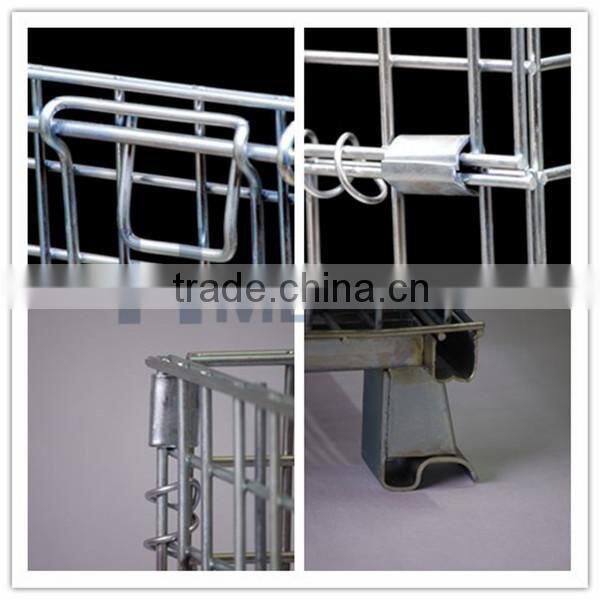 Industrial durable stackable metal container pallet