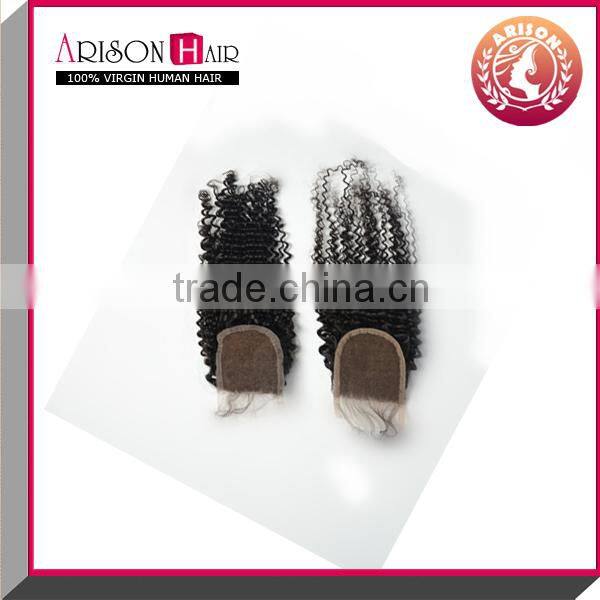 Most popular hair ! New wholesale price natural color cheap lace closure piece