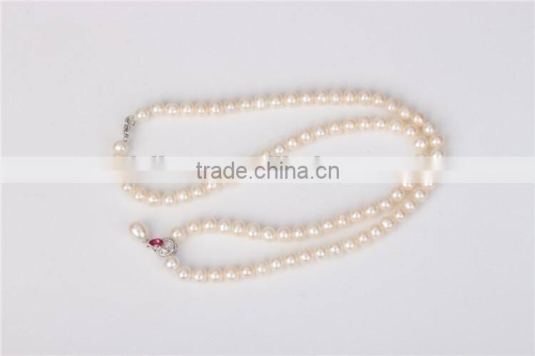 2016 fashionable new design pearl pendant necklace for wedding
