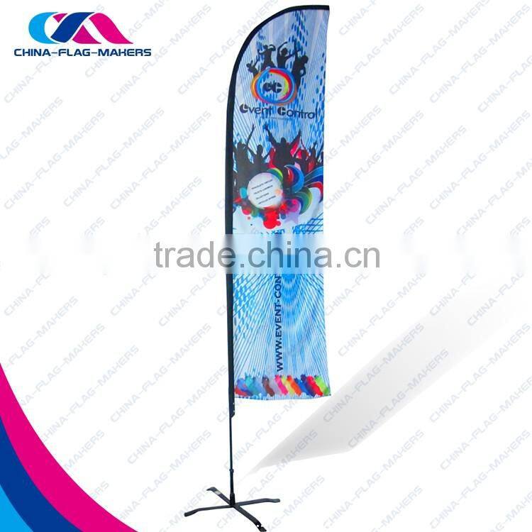 wholesale fiberglass assemble wind outdoor beach flag