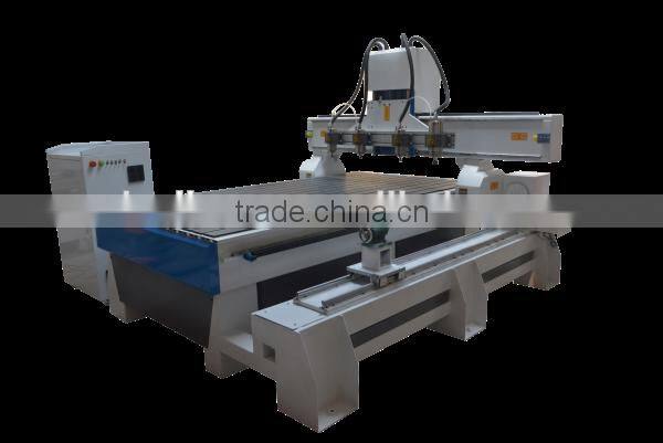 DSP control system 4 axis wood cnc router for engraving 3D design