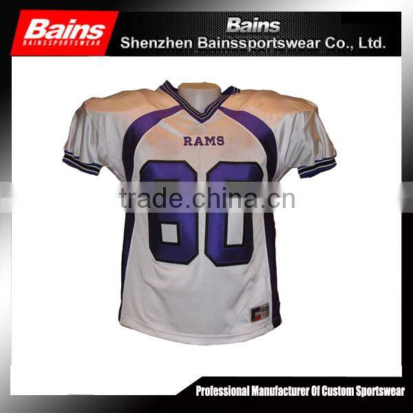 american football training jersey/blank american football jerseys