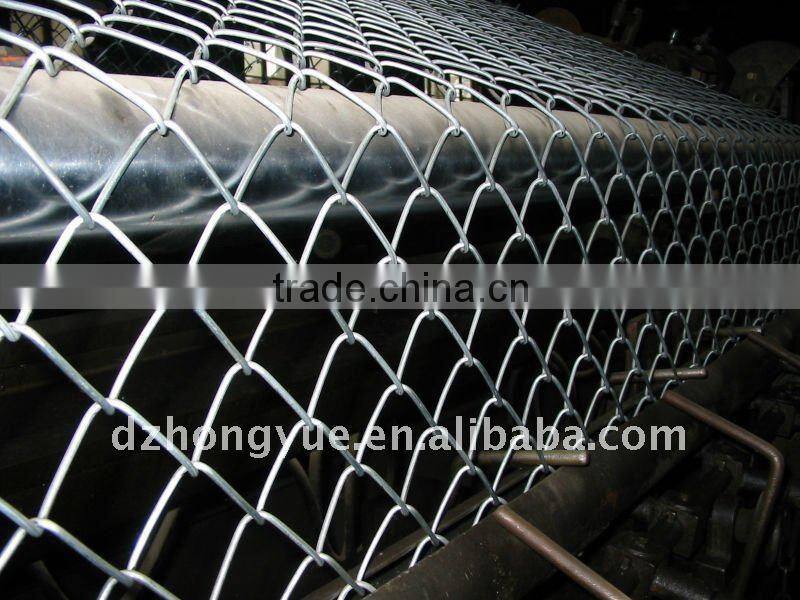 pvc coated diamond shape wire mesh fence