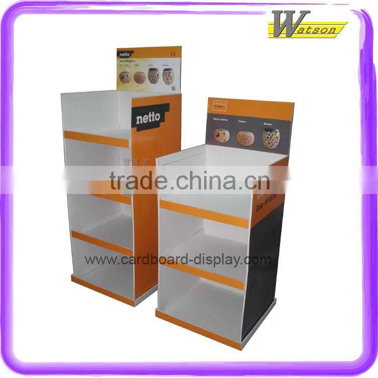 Stable enough good quality cardboard display stand for ceramic artwork