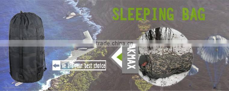 Warm keeping sleeping bag outdoors/sleeping camping bag with zippers/polyester sleeping bag