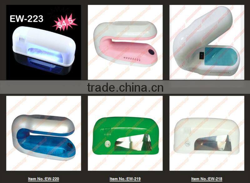 NEW Style shinning surface UV LED lamp 9w for nail dryer Light Cure Curing Dryer For Led Gel Nail Art Beauty Include 220V-240V,/