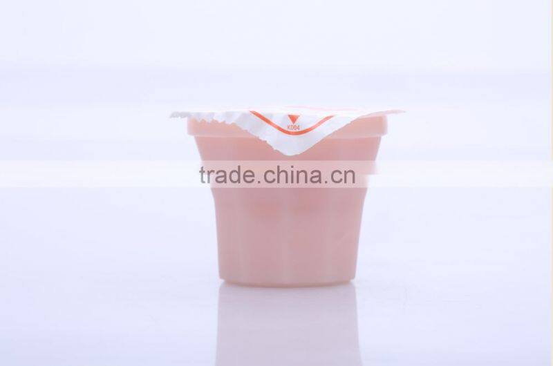 2016 hot sell lactobacillus fruit jelly cup 100g