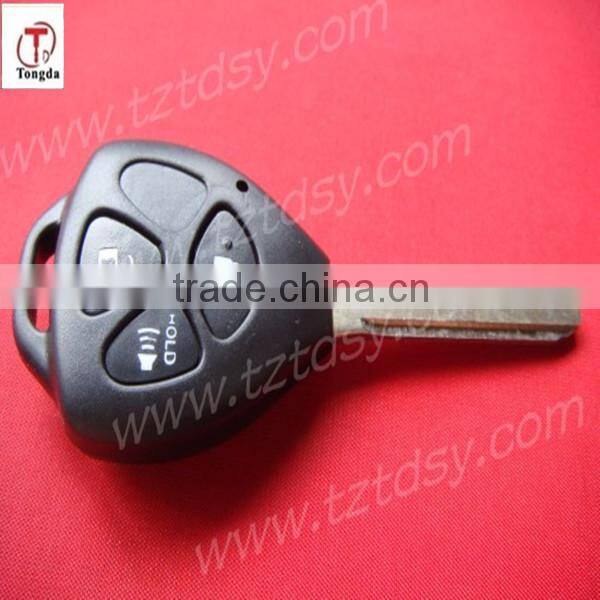 Tongda remote control key case ,3 button key shell for Toyota