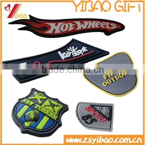 Wholesale soft pvc label for clothing