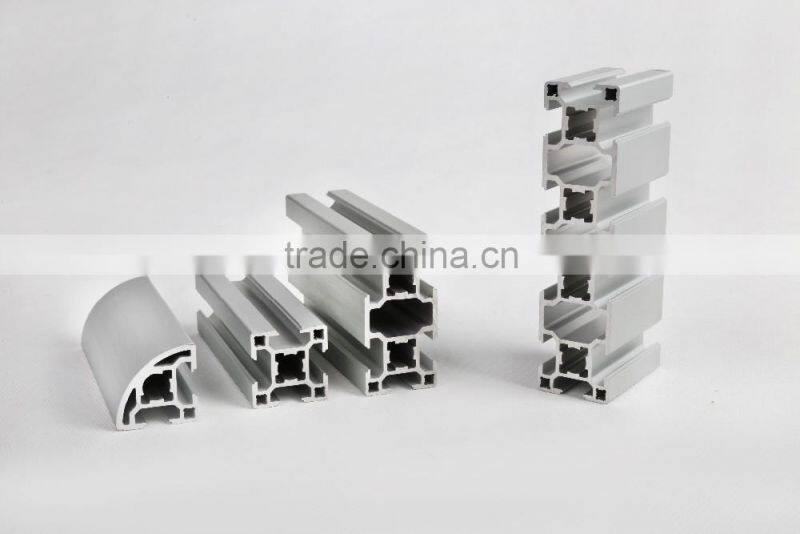 T slot aluminum extrusion for table open rail