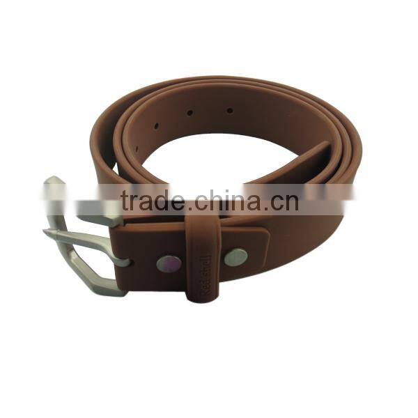 Fashion Silicone Soft Belt Grand White Silicone Belt Gummy Silicone Belt