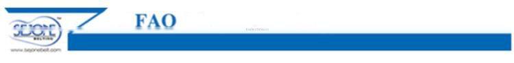 3.0mm blue/grey flat transmission nylon belt