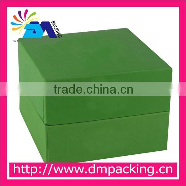 matt white watch packing box with pillow insert