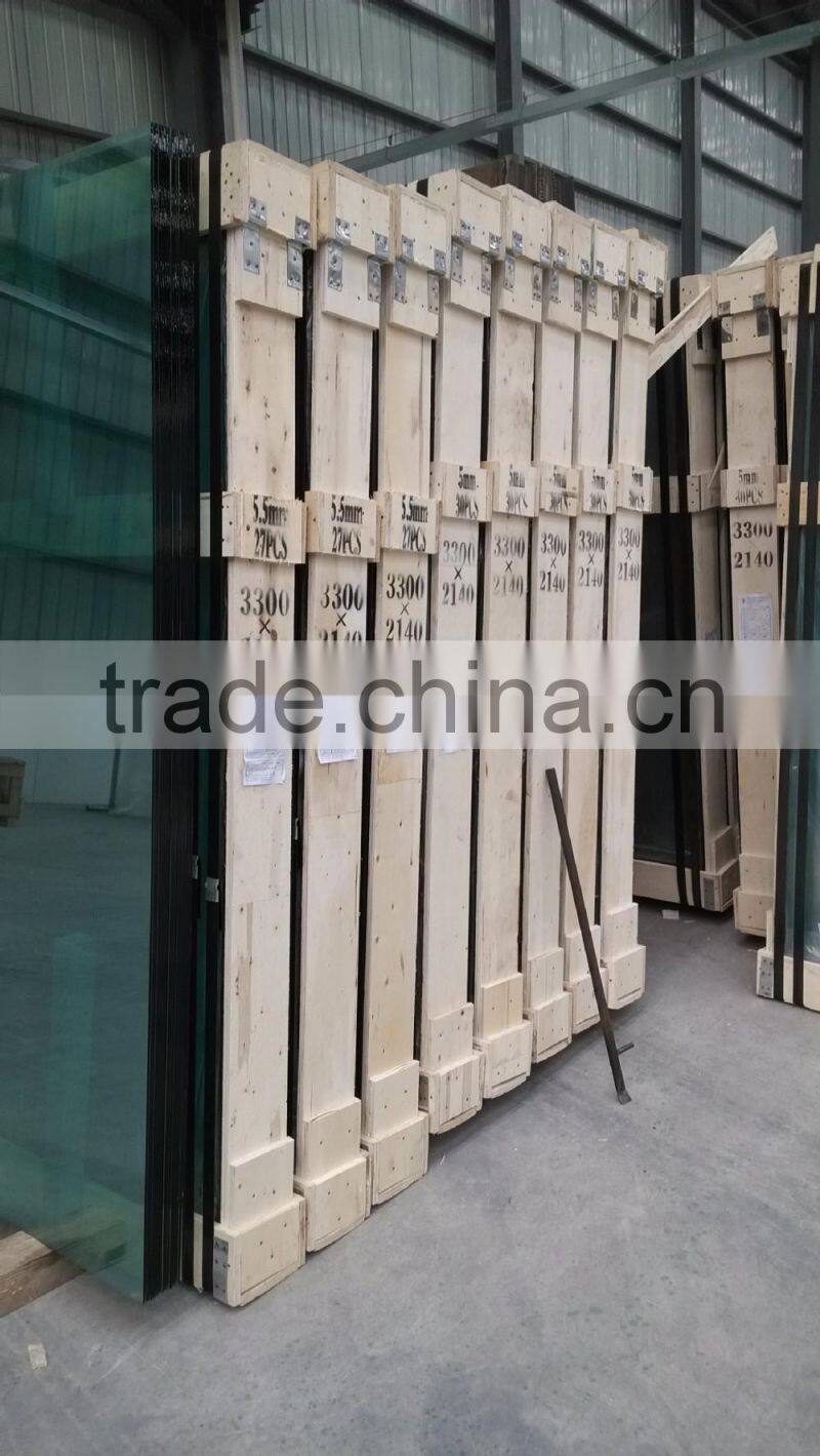 6mm tinted black tempered Glass