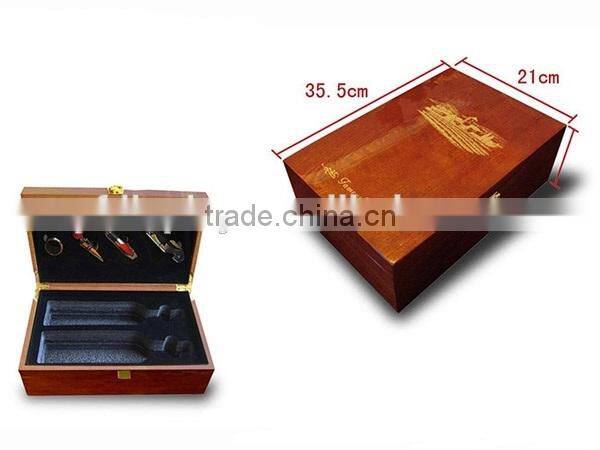 cheap wine bottle and glass box packaging