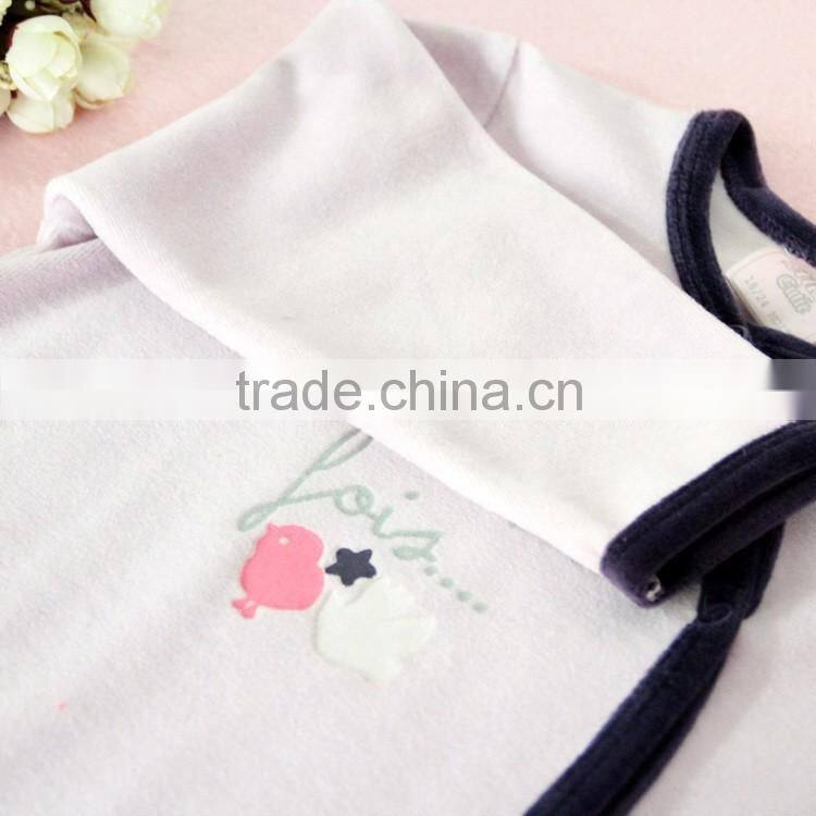 autumn lovely baby boys' romper clothes with chest print