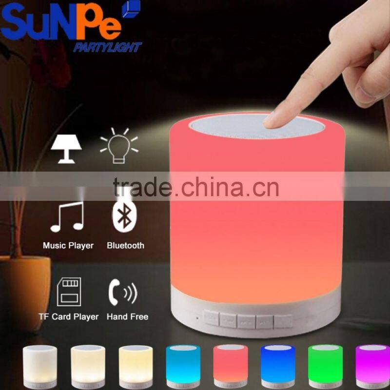 Hand Free Built-in Battery Speakerphone Smart Led Light Bulb Smart Lamp Speaker