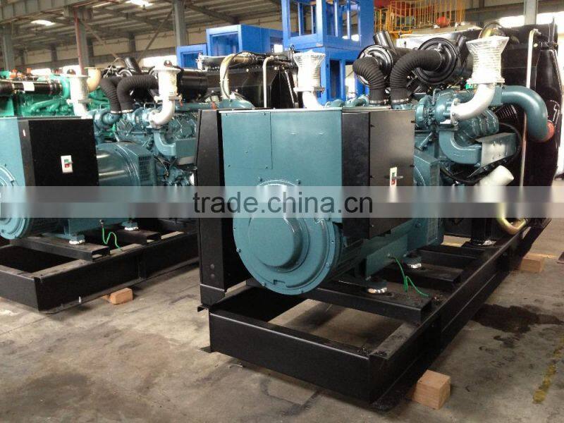 Industrial open frame type 350kva diesel generator powered with Doosan engine